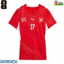 Sveits Ruben Vargas #17 Hjemmedrakt Dame VM 2026 Kortermet